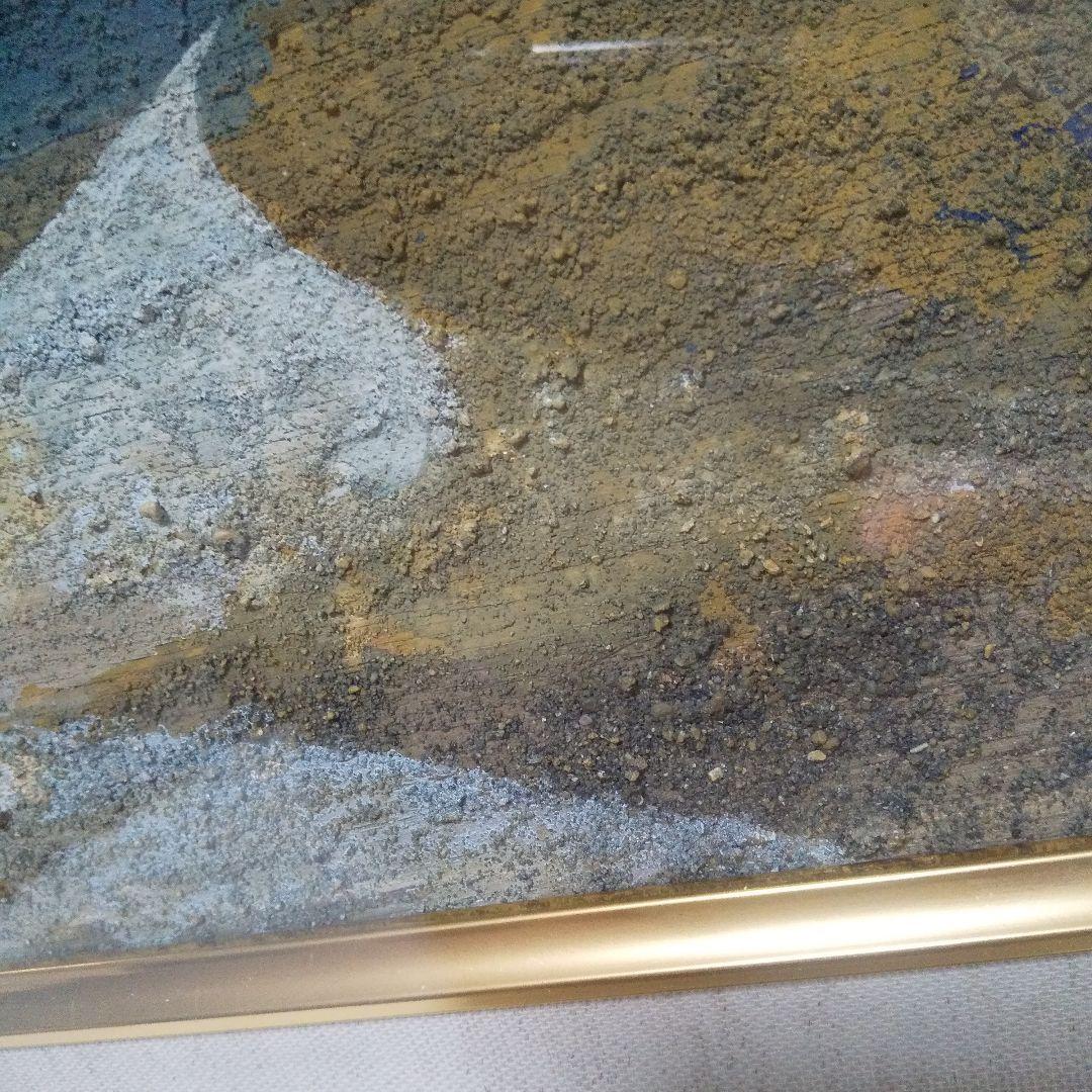 日本画 岩絵具作品 風景 F4