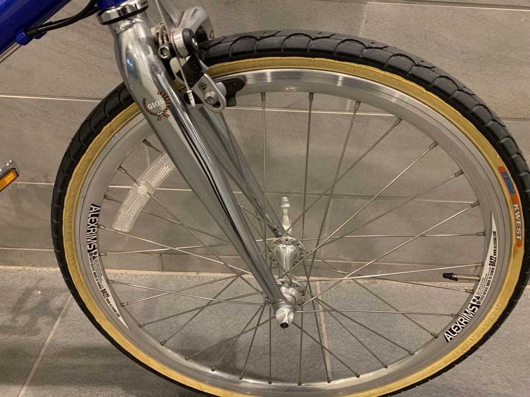 【東京近郊受渡し希望】ほぼ未使用 GIOS ANTICO ミニベロ 美品