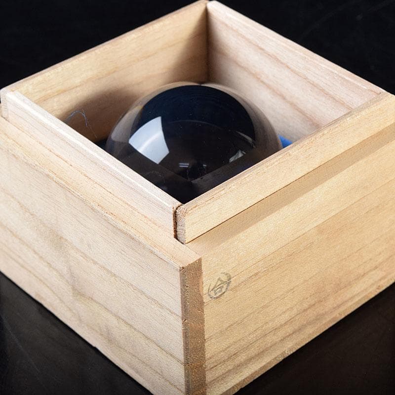 パワーストーン　天然水晶玉　丸玉　直径約4.1cm　共箱　V　R8565