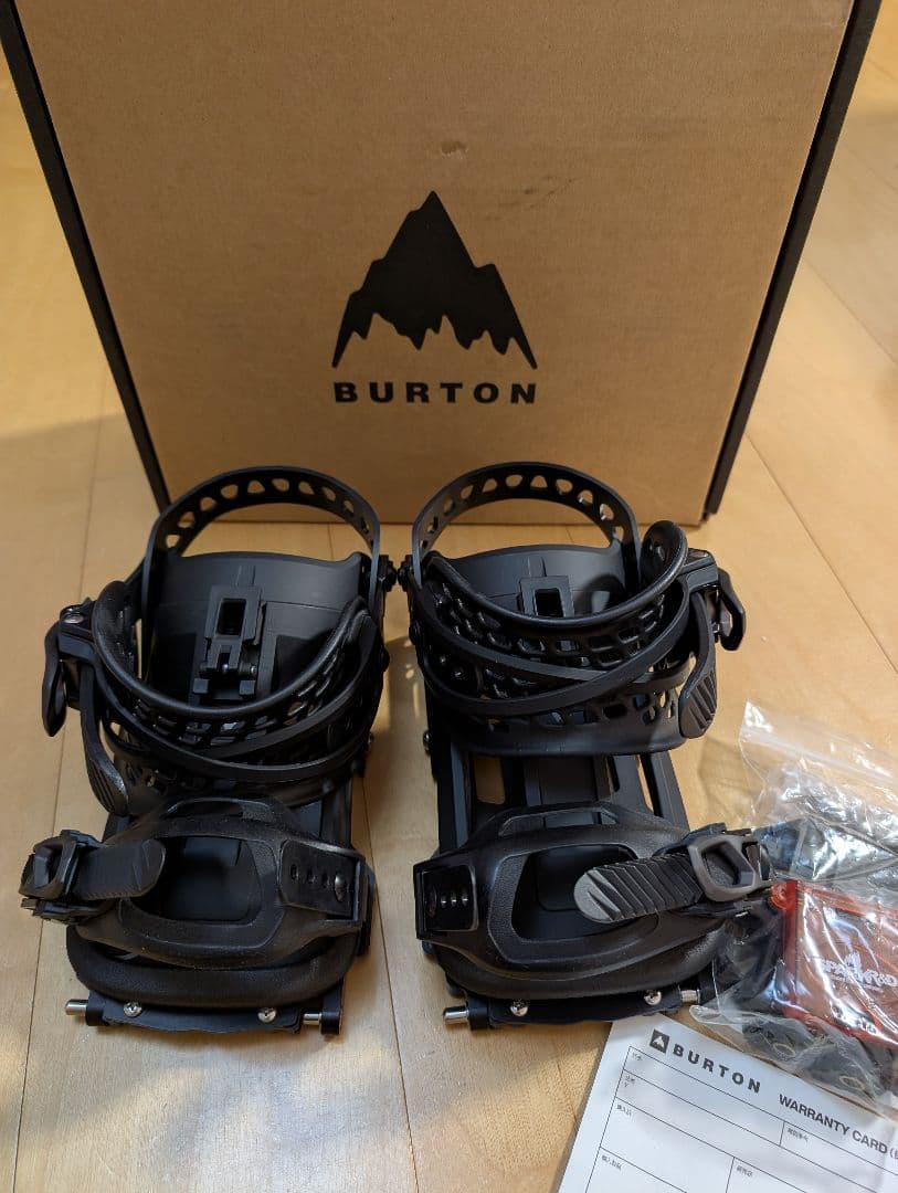 メンズ バートンスノーボード バインディング ヒッチハイカー ブラック S