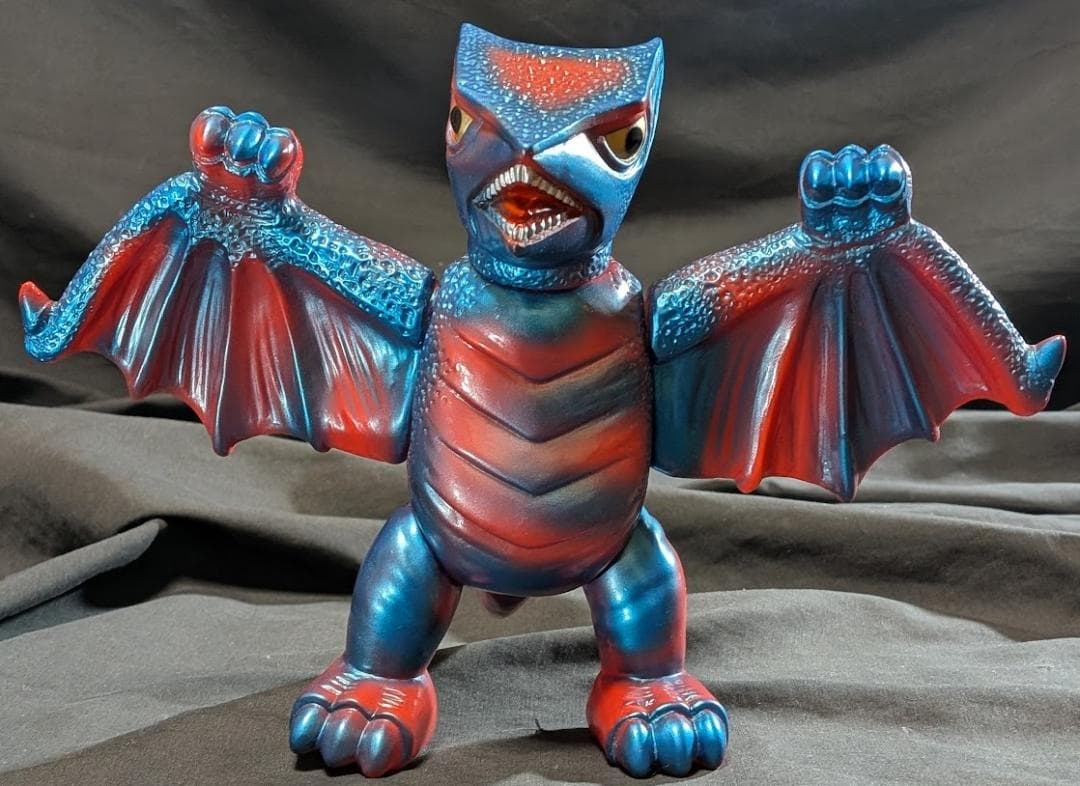 ギャオス（マルサン）電撃怪獣大作戦ソフビフィギュア