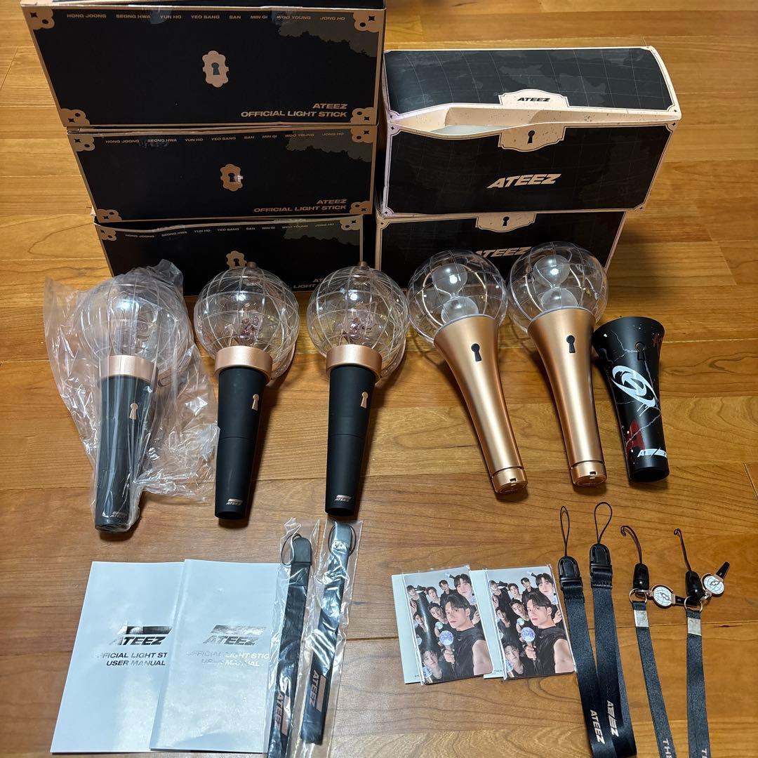 ATEEZ ペンライト ライティニ ver1 ver2 5本セット