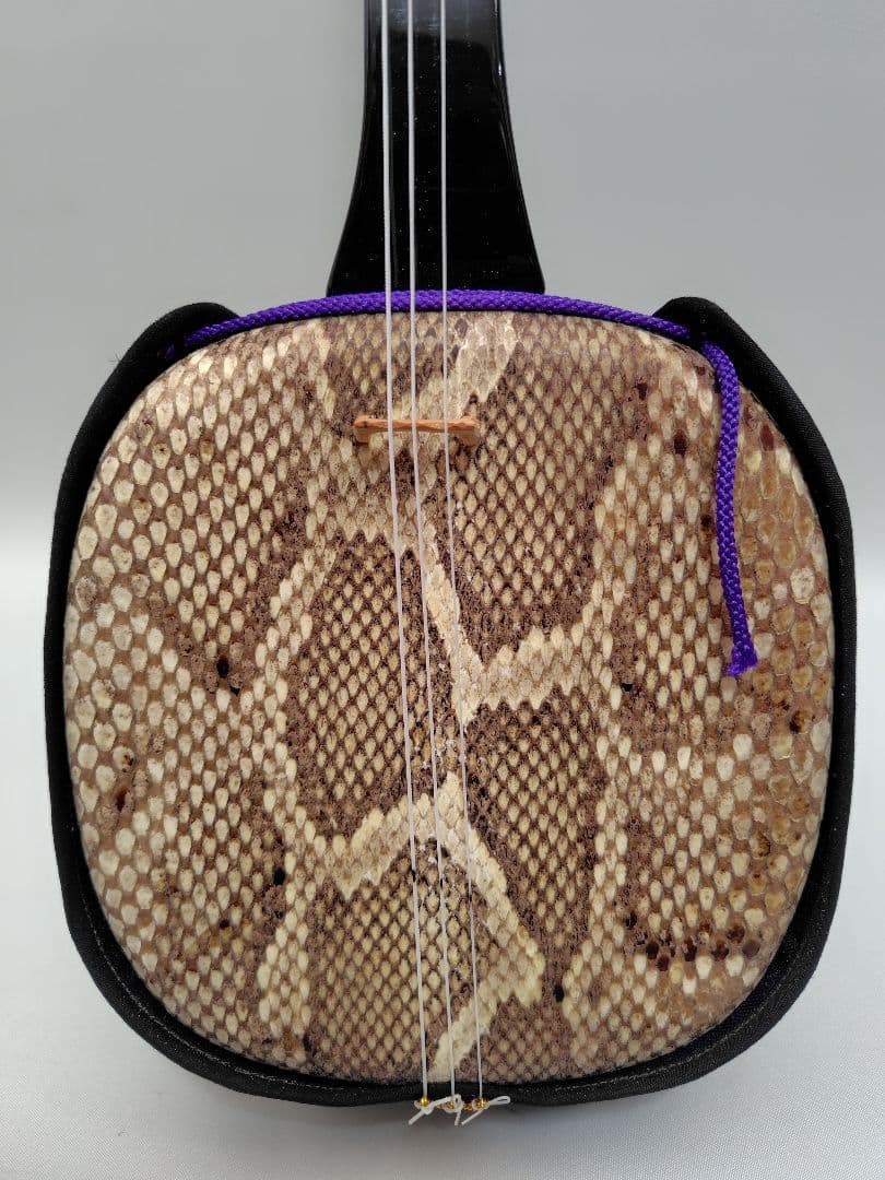 C062 沖縄三線 本蛇皮張り 付属品セット