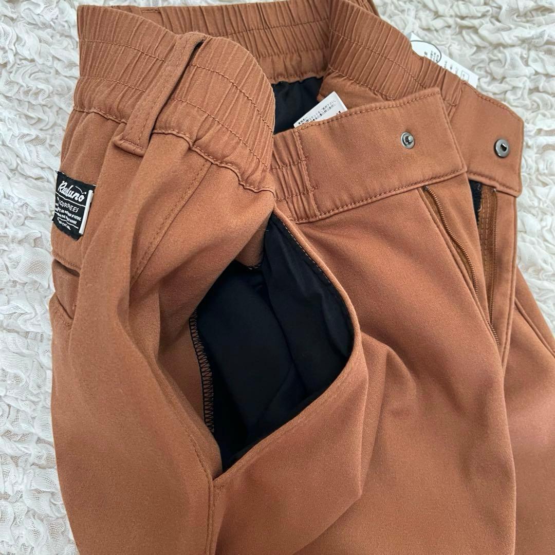【新品未使用】ラッセルノWARM SKINNY GATHER PANTS 裏起毛