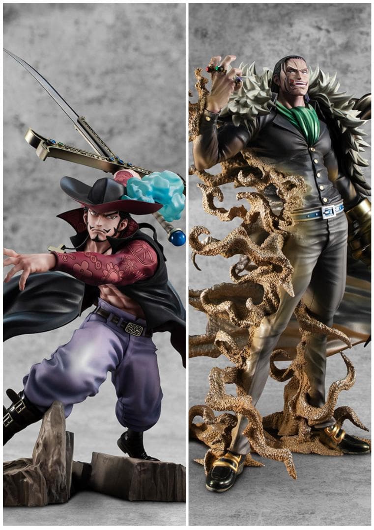 新品未開封 ワンピース POP MAXIMUM ミホーク&クロコダイルフィギュア