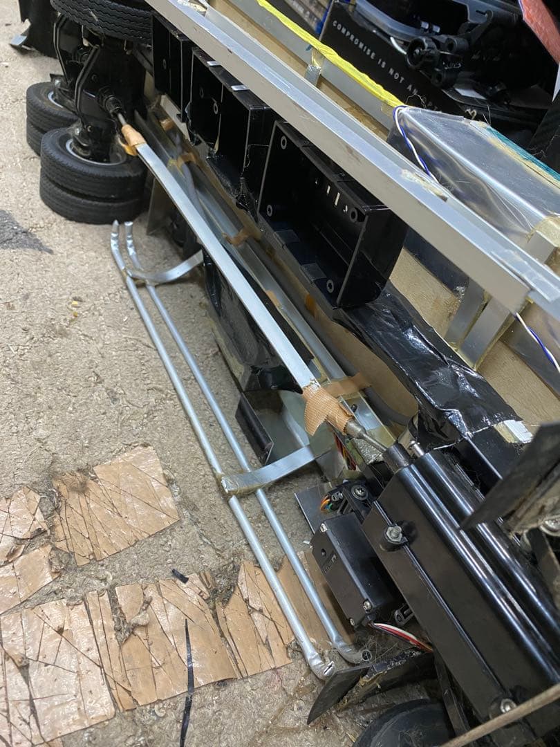 タミヤ1/14トレーラーフルオペ　平ボディ　キャブとその他欠品あり