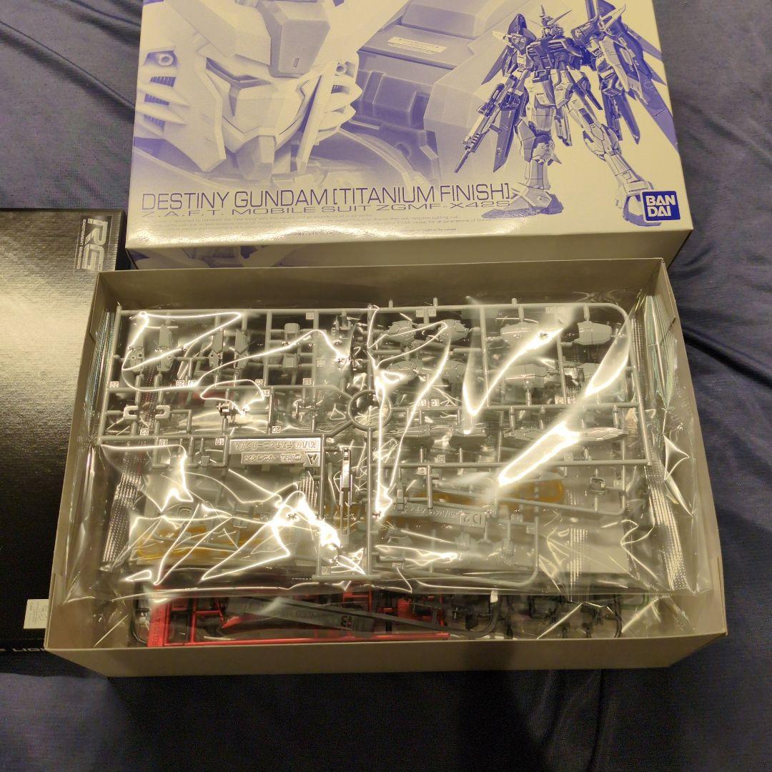 RG 1/144 デスティニーガンダム[チタニウムフィニッシュ]＆光の翼