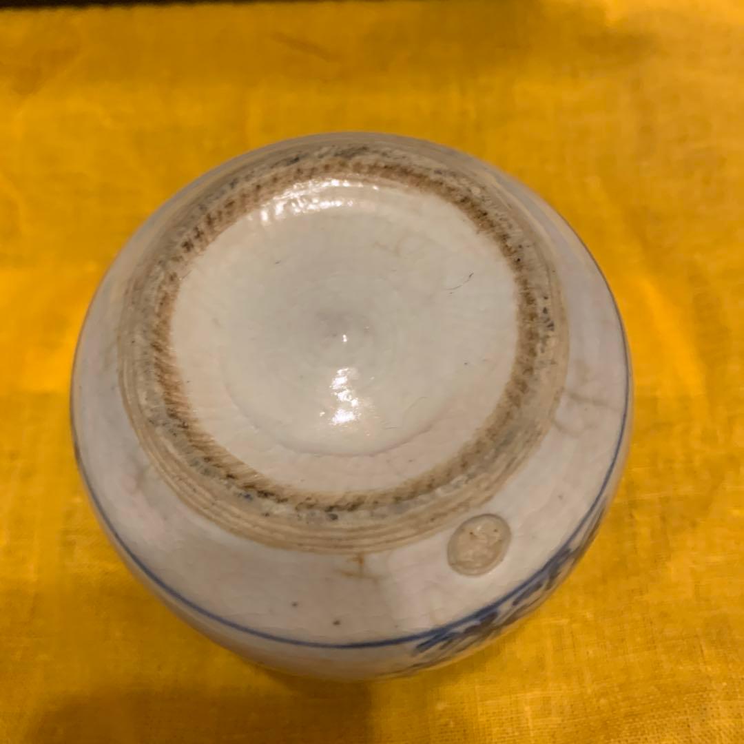 挿し香炉　李朝 染付　アンティーク