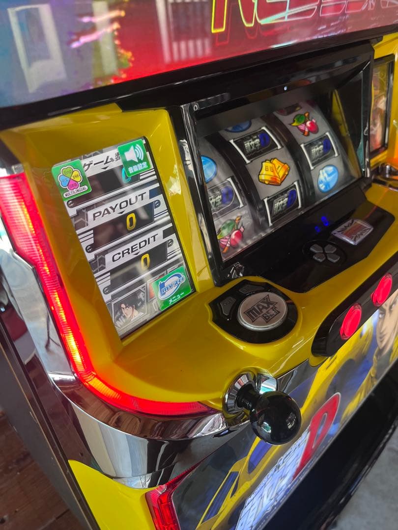 IMPACT BLUE スロットマシン 頭文字D