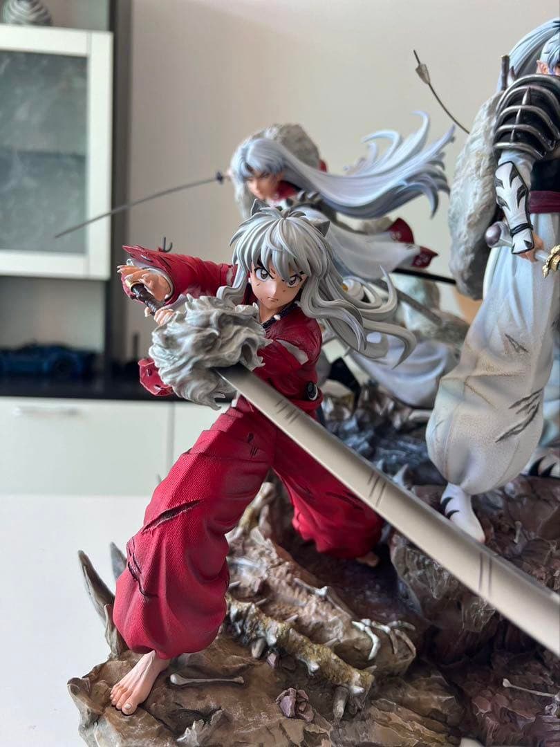 犬夜叉　殺生丸　闘牙王　父と子　フィギュア　ガレージキット