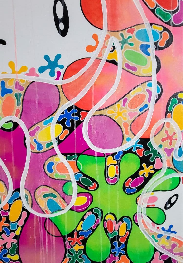 ★鈴木哲也★S100(1620×1620mm)アクリル原画★送料無料#124