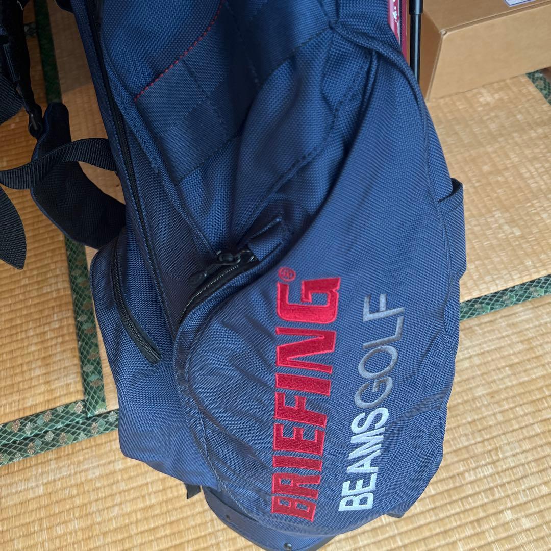 BRIEFING✖️BEAMSGOLF キャディバック