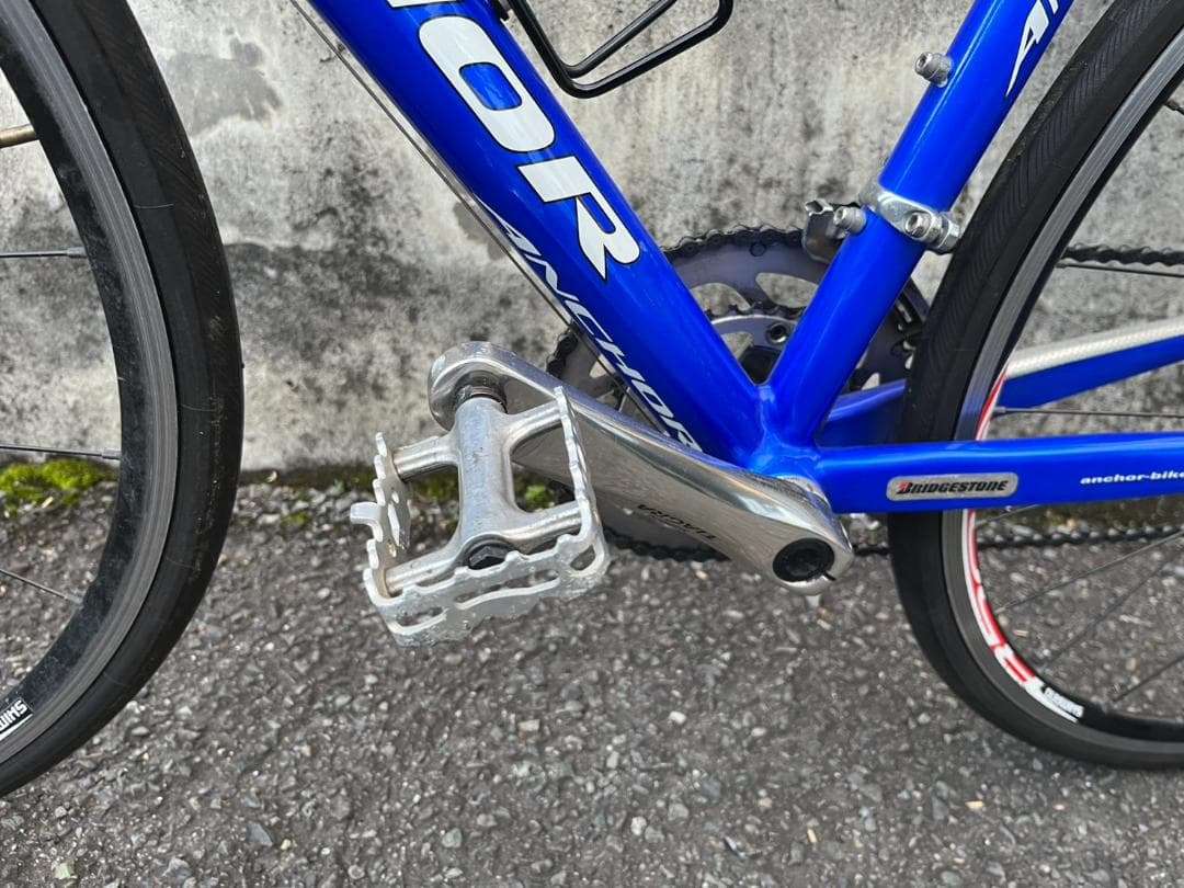 アンカー ロードバイク RFX8W ブルー トップチューブ約510㎜ 中古品