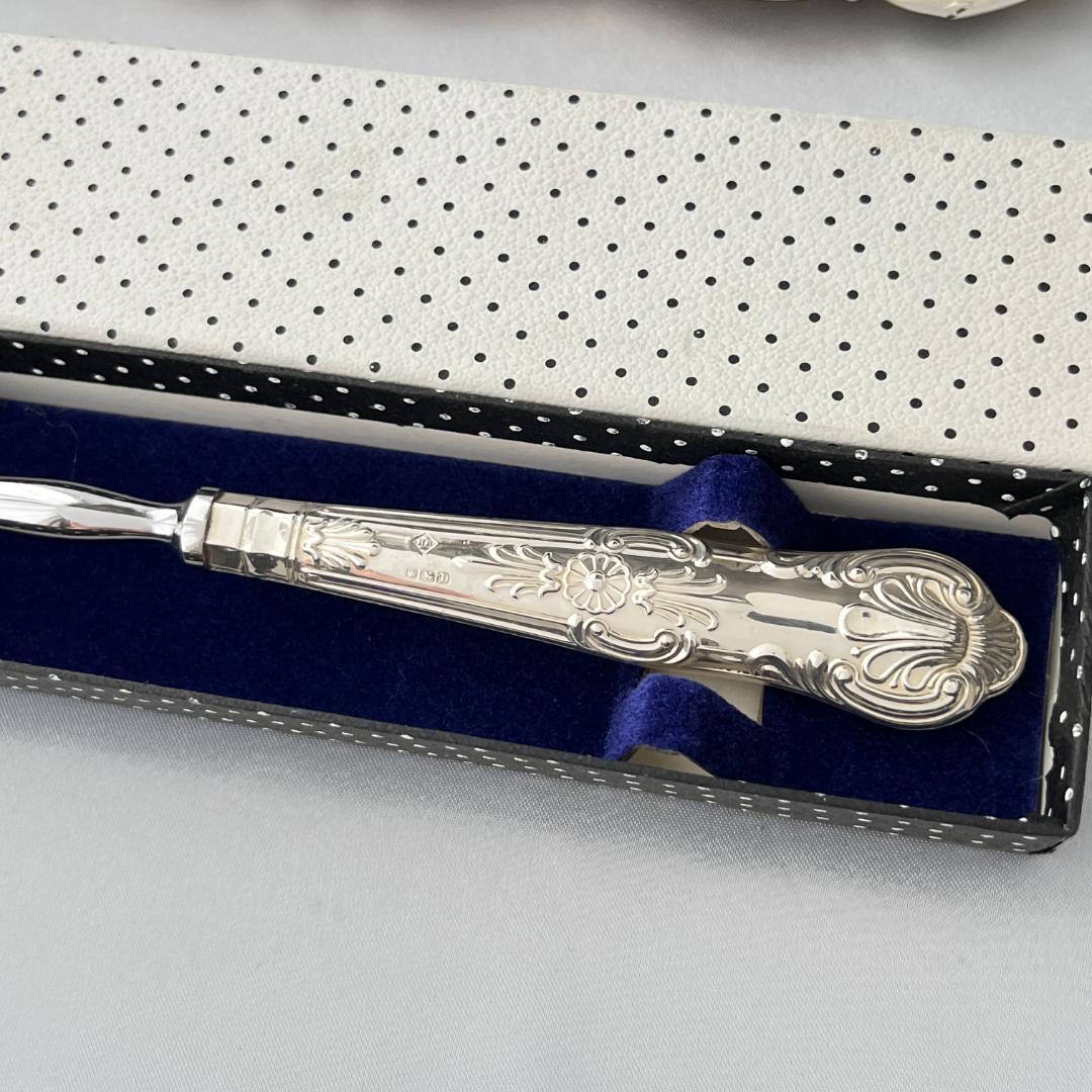 【Harrison Brothers】【純銀ハンドル】キングス　ピクルスフォーク