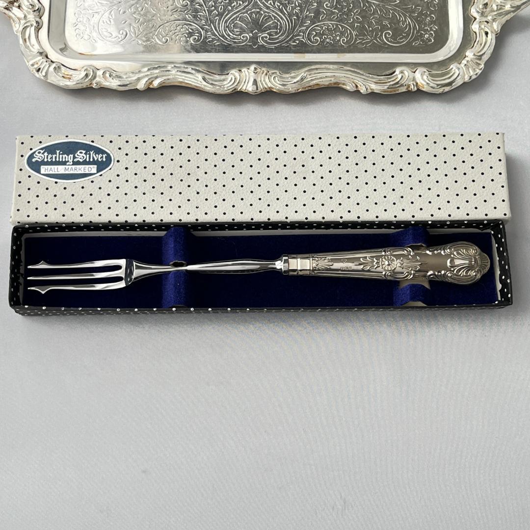 【Harrison Brothers】【純銀ハンドル】キングス　ピクルスフォーク