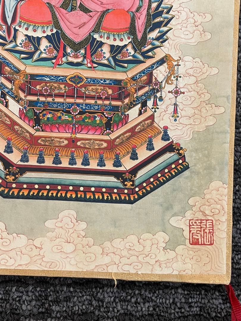 中国古美術・中国名家張大千氏　如来仏像水彩画8枚・板画絵画・書道・民国珍蔵絵画