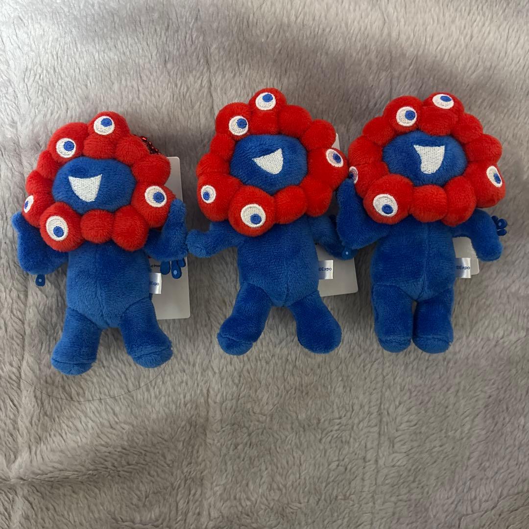 ミャクミャク　ボールチェーンマスコット　A B C セット