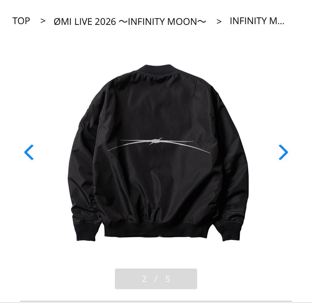 定価以下‼️INFINITY MOON 登坂広臣 MA-1【新品未開封】Mサイズ