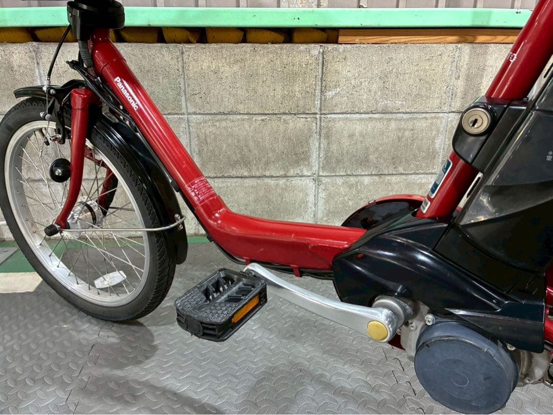 №4887 電動自転車　パナソニック　GYUTTO 20インチ ダークレッド