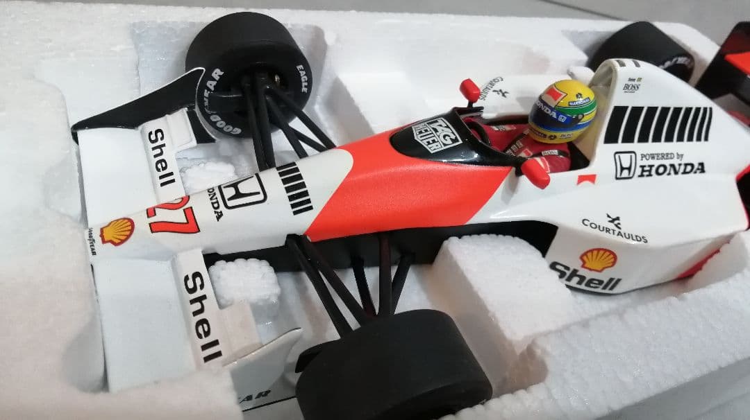 MINICHAMPS アイルトンセナ マクラーレン ホンダMP4/5B 1990