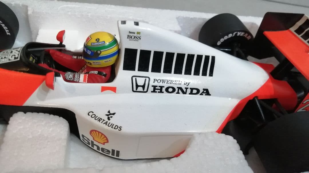 MINICHAMPS アイルトンセナ マクラーレン ホンダMP4/5B 1990