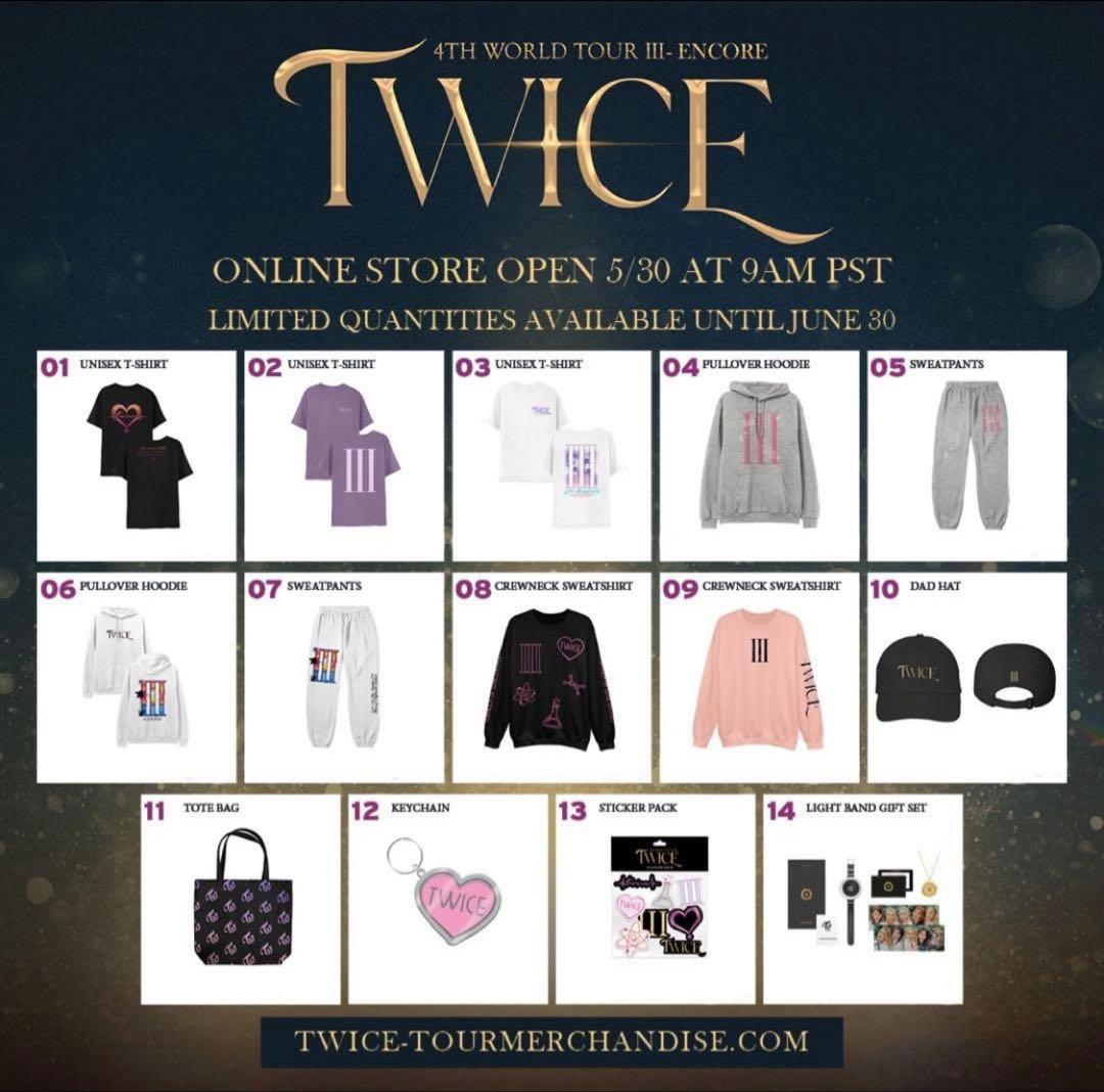 TWICE 4th WORLD TOUR Ⅲ in LA スウェット　２