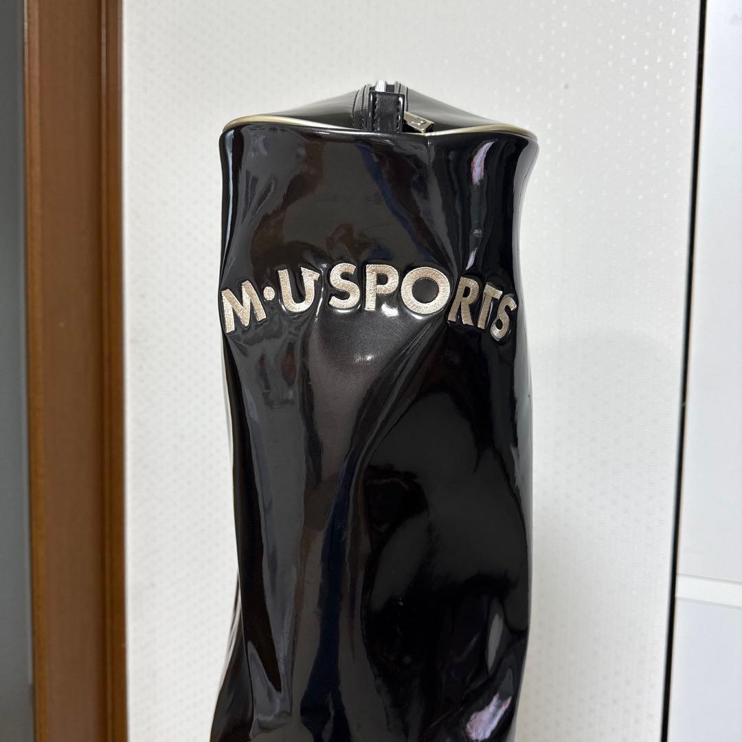 MUスポーツ キャディバッグ ブラック/ゴールド