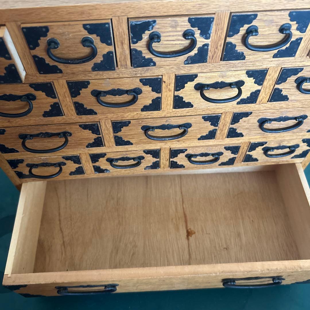 箪笥 薬箱　木製タンス 希少品　収納