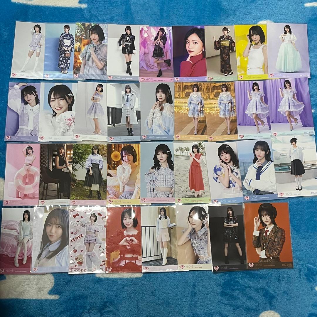 イコラブ 野口衣織 生写真 まとめ売り 呪って呪って ナツマトペ ヤンキー衣装