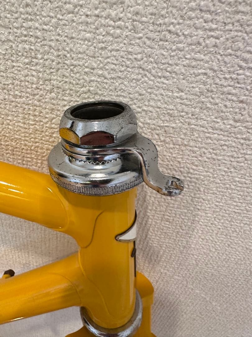 TOEI ロードバイクフレーム イエロー　トーエイ