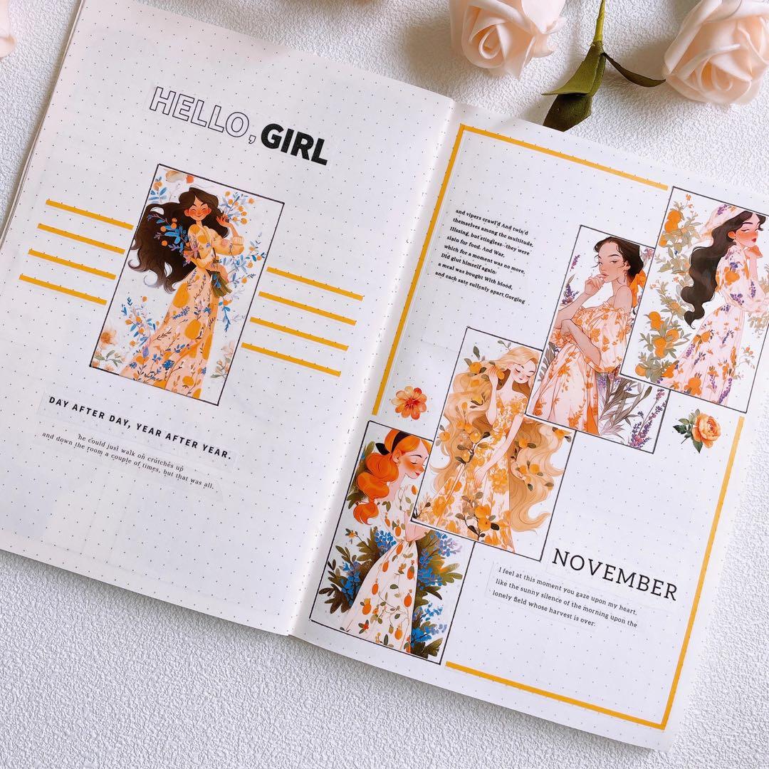 Cratey文创工作室《花约》海外マスキングテープ　マステ 【1697】