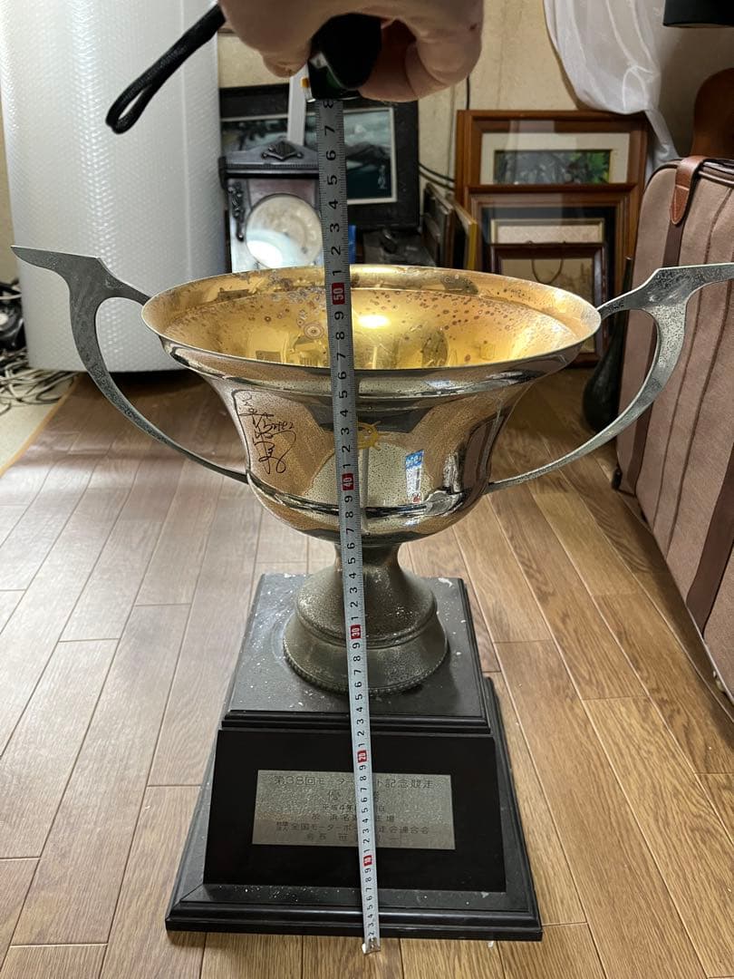 競艇　今村豊選手サイン入り優勝トロフィー