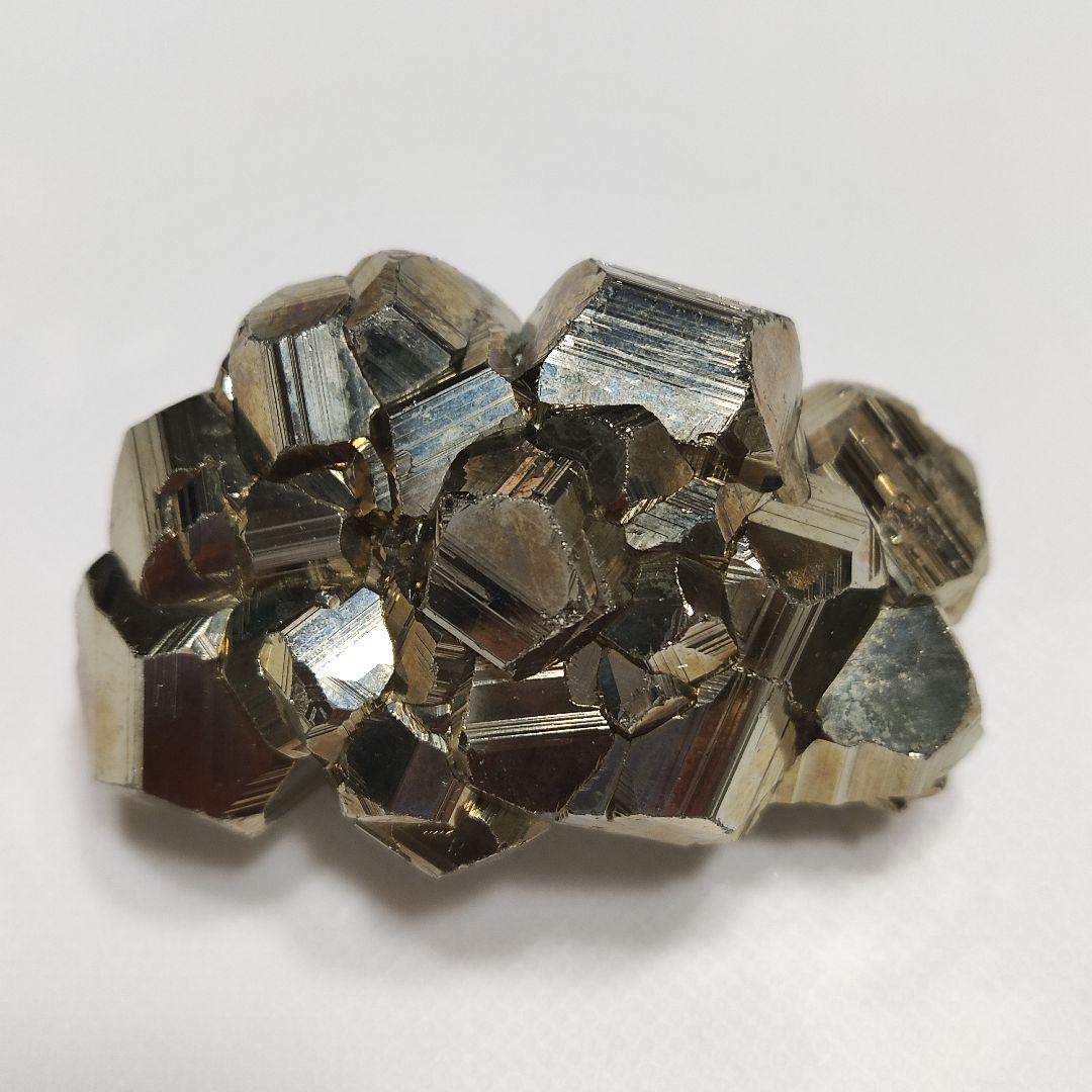 パワーストーン　天然石　パイライト　クラスター　102g　No.349