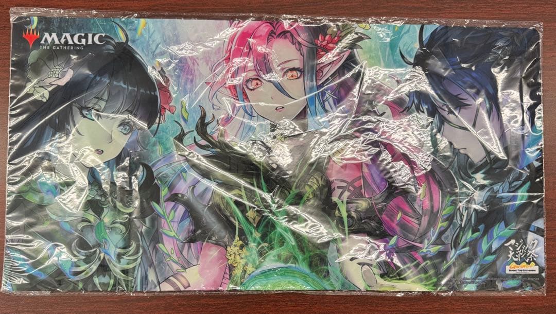 MTG プレイマット　百瀬寿　ラノワールのエルフ　大戦祭