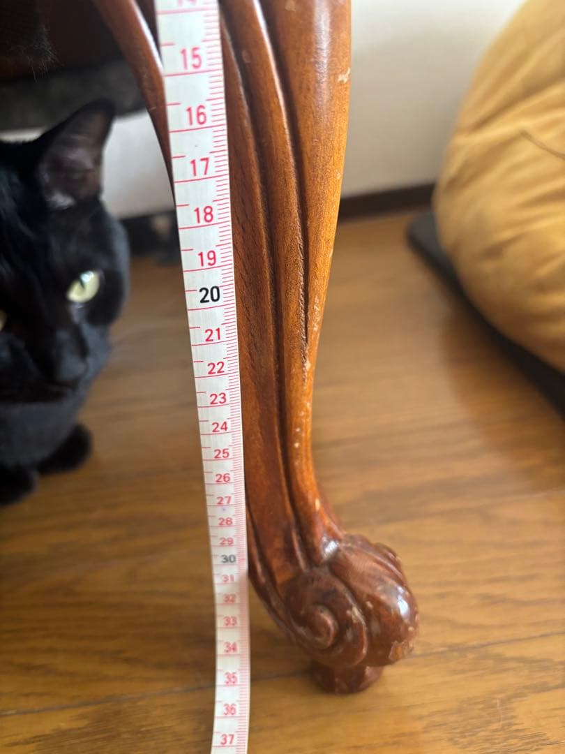 猫脚　ピンク ベルベット ヴィンテージ スツール　オットマン