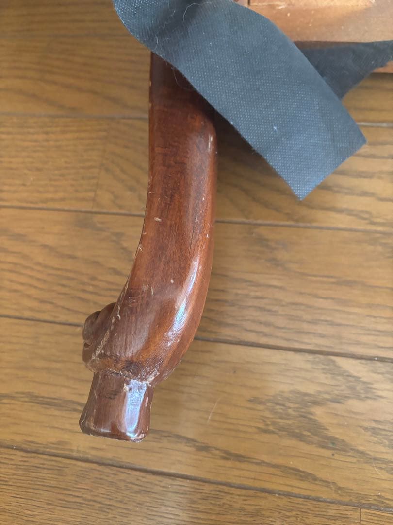 猫脚　ピンク ベルベット ヴィンテージ スツール　オットマン