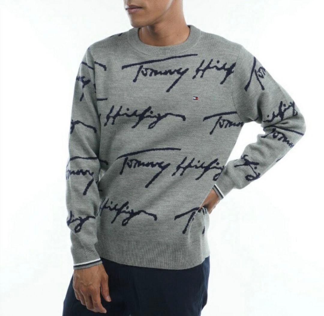 【美品✨️】【XL】  GOLF 総柄 ニット メンズ