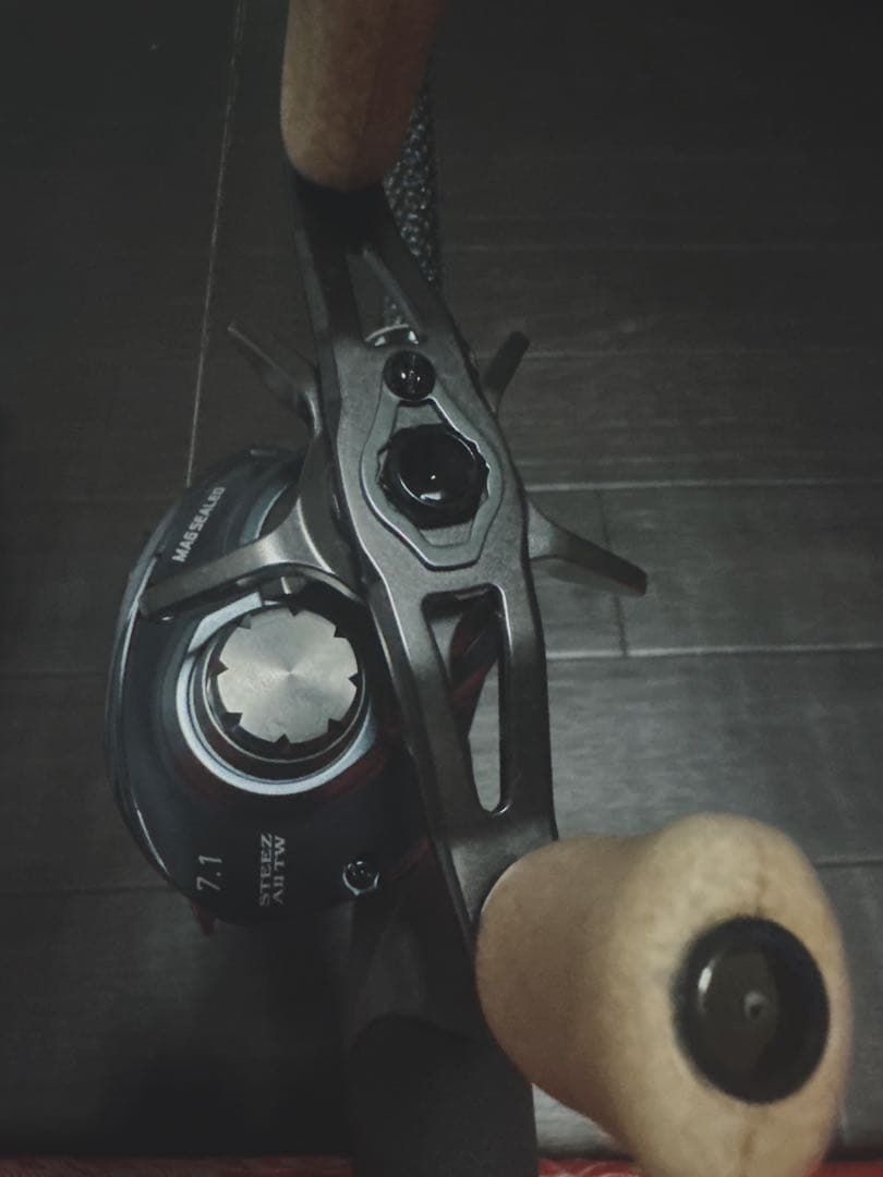 スティーズ A2 TW 右ハイギア コルクハンドル変更品 糸付き