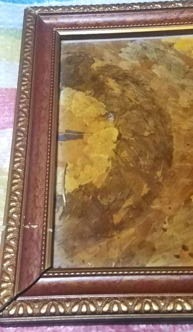 骨董品　絵画　1点物　1892年　ポーランド画家　メホッフェル