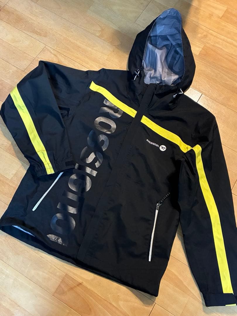 Rossignol マウンテンパーカー ブラック/イエロー