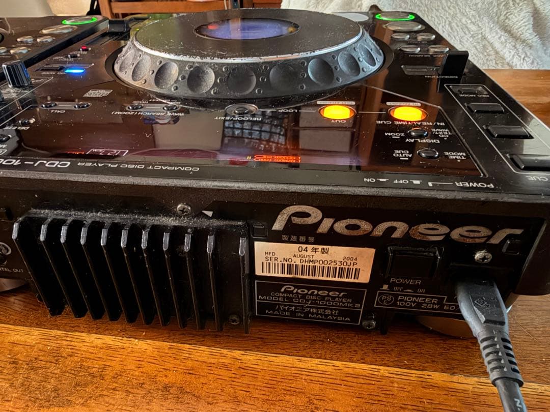 Pioneer CDJ-1000MK2 2台セット