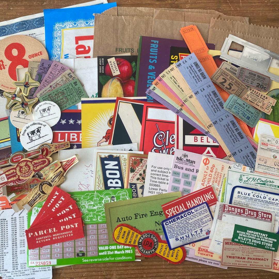 【227】 ヴィンテージ 紙ものセット 送料込み✩