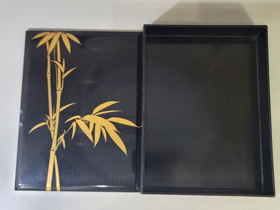 DT711 象彦作 竹笹蒔絵 文庫