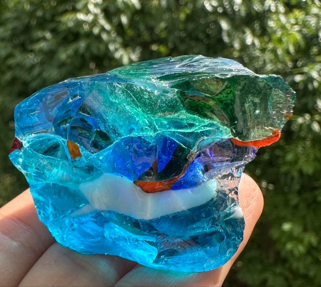 1点物シエラネバダ産アンダラクリスタル　マルチカラーレムリア高次元ヒーリング瞑想