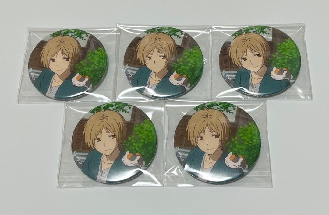 夏目友人帳　缶バッジ　うつせみに結ぶ　10周年