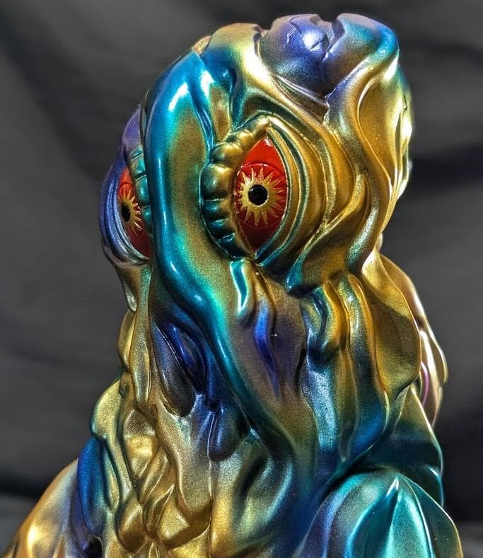 ヘドラ＋水中期（マルサン）モンスターズラボ限定ソフビフィギュア２体セット