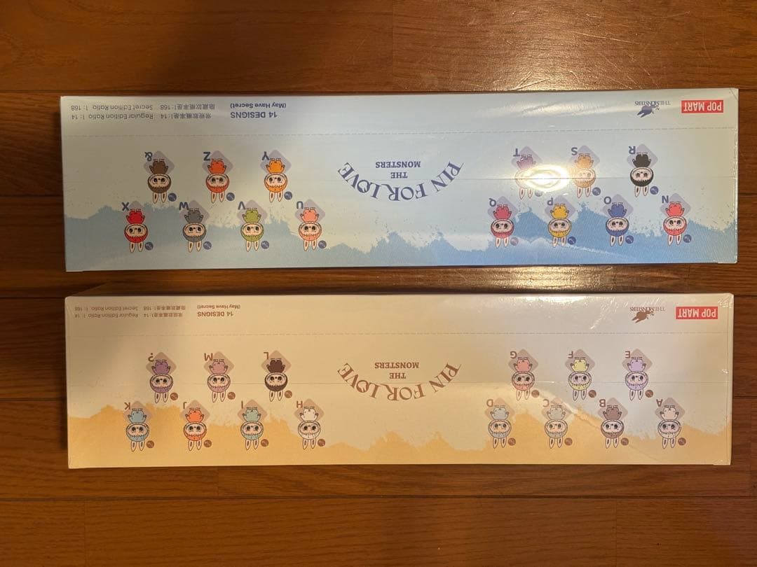 POP MART PIN FOR LOVE box2種　未開封　ラブブ
