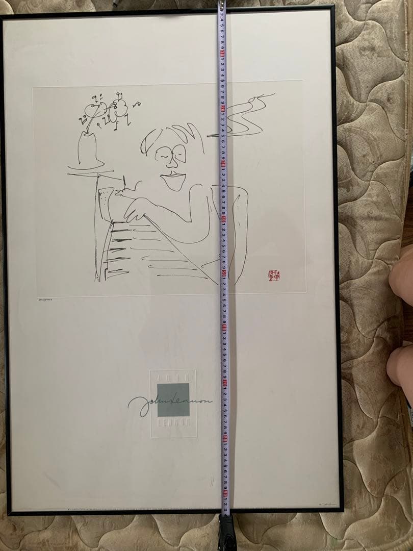 激レア　ジョンレノン リトグラフ baby piano 巨大アート ビートルズ