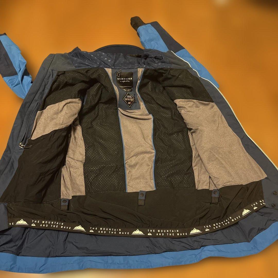 上下セット quiksilver スノーボードジャケット gore-tex