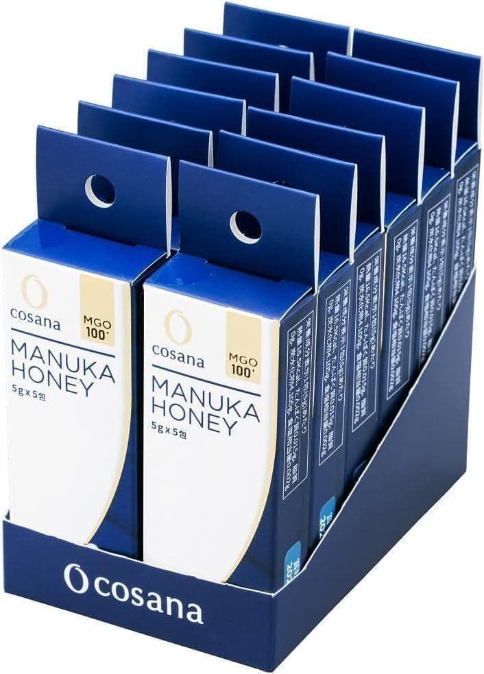 2個新品★Cosana マヌカハニー MGO100+ 5g×5包×12個